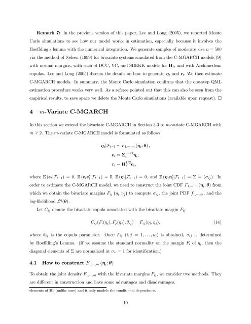 Copula-based Multivariate GARCH Model with ... - Economics