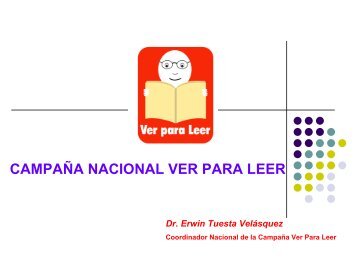 Los Objetivos de la CampaÃ±a Nacional Ver para Leer