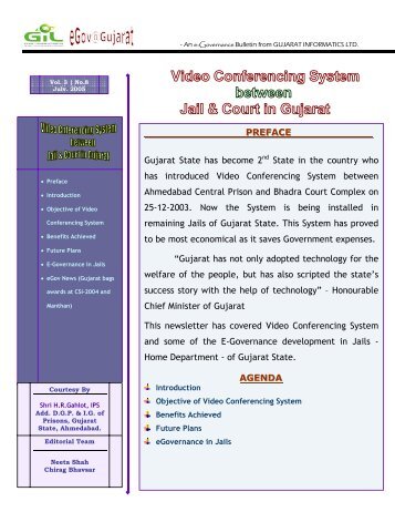 Video Conferencing System between Jail & Court in Gujarat