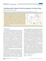 J. Phys. Chem. B 115, 5234-5242. - Yale Chemistry - Yale University