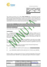 contrato de compra e venda de energia elÃ©trica ... - Celesc