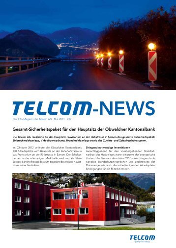 27. Ausgabe Mai 2013 - Telcom AG