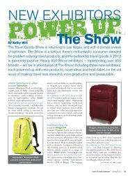 NEW EXHIBITORS The Show - Travel Goods Association