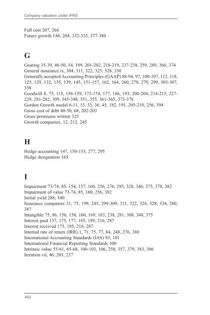 Company Valuation Under IFRS : Interpreting and Forecasting ...