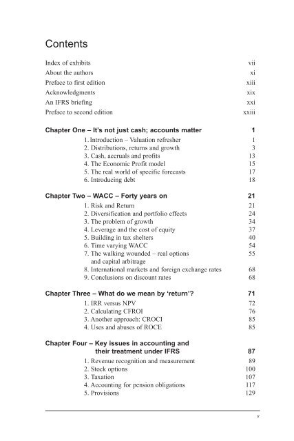 Company Valuation Under IFRS : Interpreting and Forecasting ...