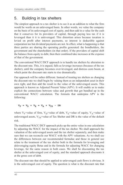 Company Valuation Under IFRS : Interpreting and Forecasting ...