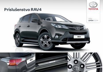 Katalog príslušenstva RAV4 - Toyota