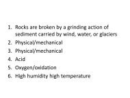 WED Soil study guide answers - Earth Science with Mrs. Wilson