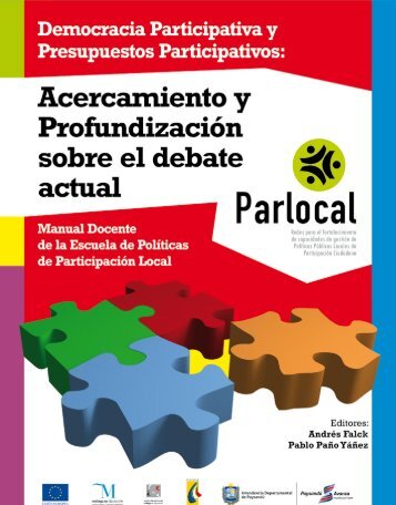 Libro de democracia participativa y presupuestos participativos.
