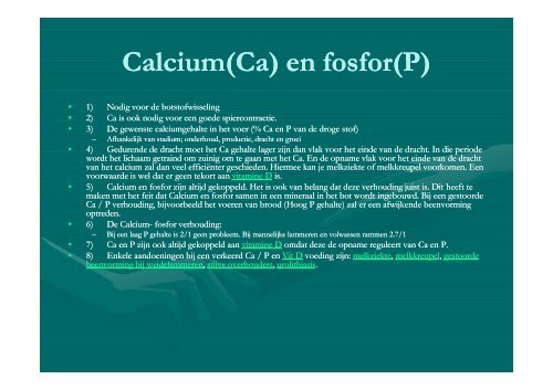 Vitaminen en mineralen bij schapen - Landelijke Gilden