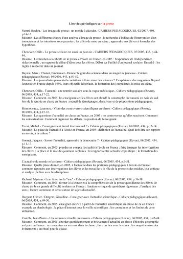Liste des pÃ©riodiques sur la presse Nemri, Bochra.- Les images - Xena