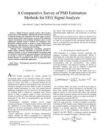 A Comparative Survey of PSD Estimation Methods for EEG Signal ...