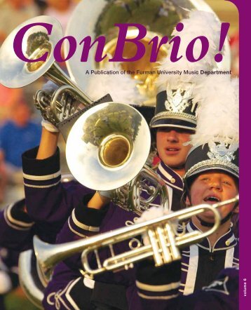 A Publication of the Furman University Music Department