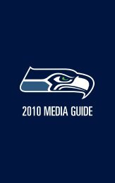 2010 MEDIA GUIDE - Seahawks Online Media Packet