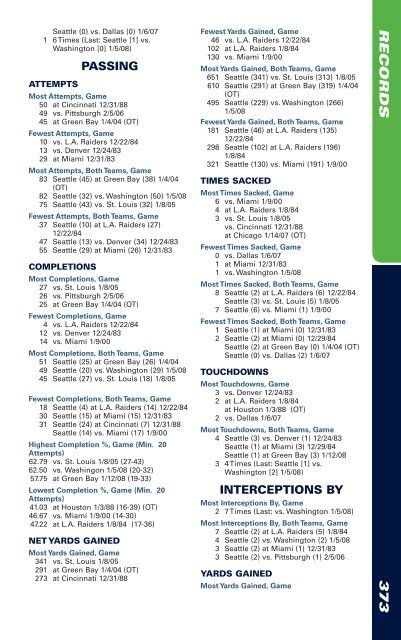 2010 MEDIA GUIDE - Seahawks Online Media Packet