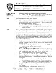 PATROL GUIDE