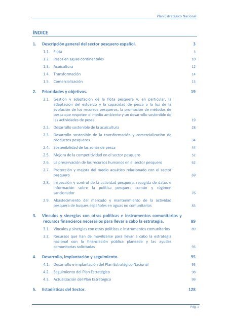 Plan EstratÃ©gico Nacional - ConfederaciÃ³n EspaÃ±ola de Pesca ...