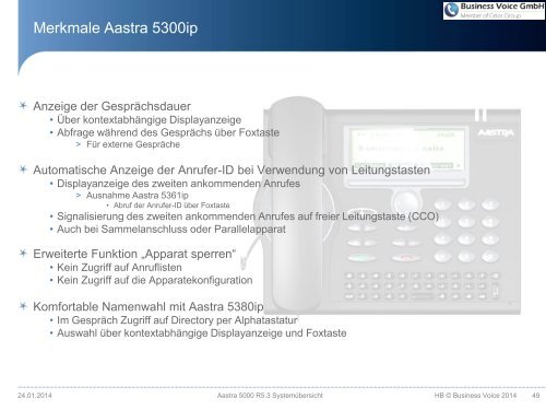 Aastra 5000 - Business Voice GmbH