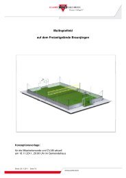 Multispielfeld auf dem BraunjÃ¶rgen - CVJM Sulz am Eck