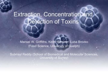 Extraction, Concentration and Detection of Toxins