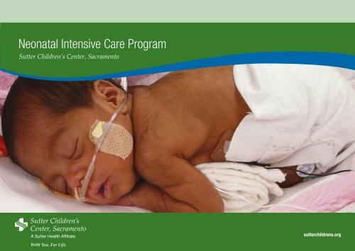 Neonatal Intensive Care Program - Sutter Health Sacramento Sierra ...
