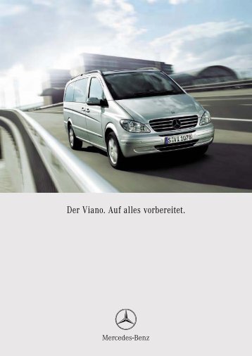 Der Viano. Auf alles vorbereitet. - Mercedes Benz