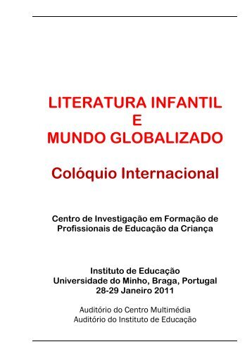 LITERATURA INFANTIL E MUNDO GLOBALIZADO ColÃ³quio ...