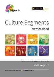 Culture Segments - Creative New Zealand