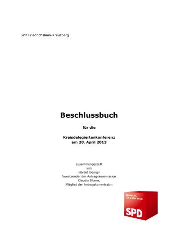 Beschlussbuch_KDV_130420 - SPD Friedrichshain-Kreuzberg