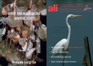 STOP THE MASSACRE APPEAL 2007 Please help us - LIPU-UK