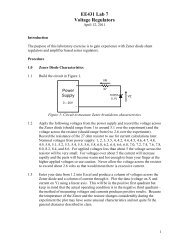 EE431 Lab 7 Voltage Regulators