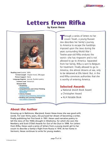 Letters from Rifka Teacher's Guide.pdf