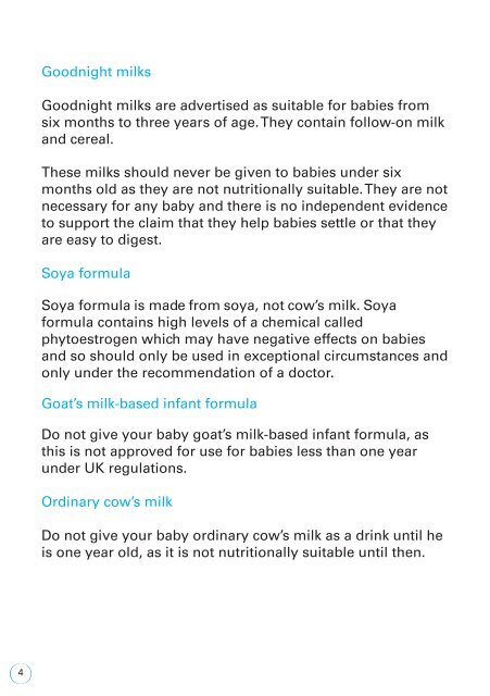 A guide to infant formula for parents who are bottle feeding