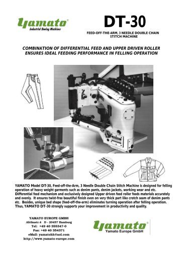 DT-30 - Yamato Europe GmbH