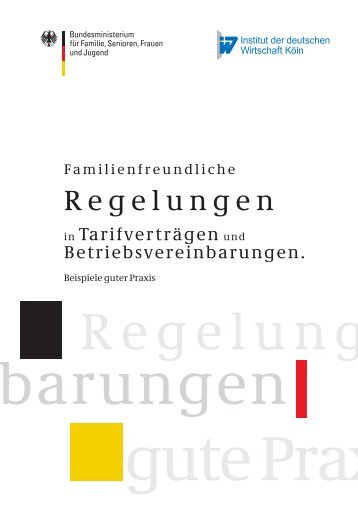 Familienfreundliche Regelungen in TarifvertrÃƒÂ¤gen und ...