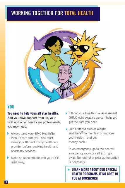 Commonwealth Care Member Guide - BMC HealthNet Plan