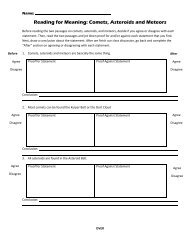 02-Graphic Organizer - Earth Science with Mrs. Wilson