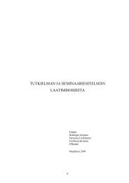 tutkielman ja seminaariesitelmÃ¤n laatimisohjeita - Farmasian ...