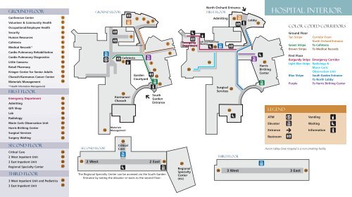 Download the Floor Maps - Huron Valley-Sinai Hospital