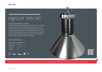 HighLUX 100/150 - Lichtline