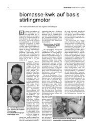 biomasse-kwk auf basis stirlingmotor - BIOS Bioenergiesysteme ...