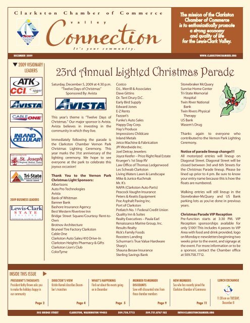 Clarkston Wa Christmas Parade 2022 23Rd Annual Lighted Christmas Parade - Lewis Clark Valley ...