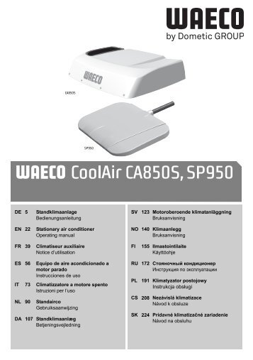 CA850S, SP950 - Waeco