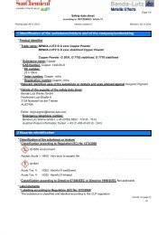 1 Identification of the substance/mixture and of the company ...