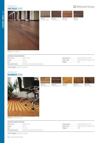 Print Catalog Page - Mohawk Group