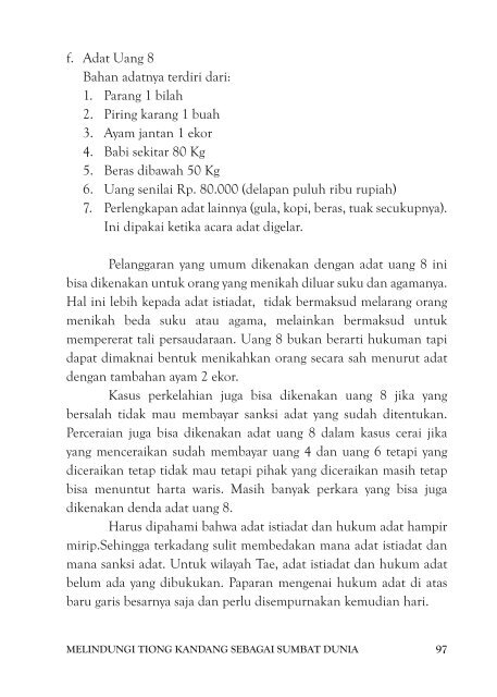 melindungi tiong kandang sebagai sumbat dunia - Forest Peoples ...