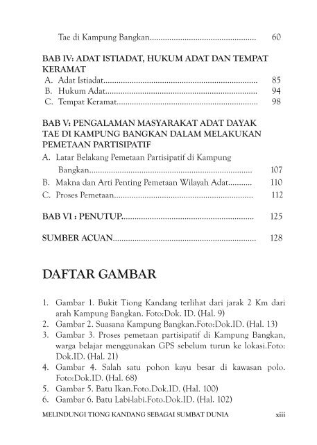 melindungi tiong kandang sebagai sumbat dunia - Forest Peoples ...