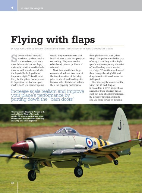 Flying with flaps - Model Airplane News