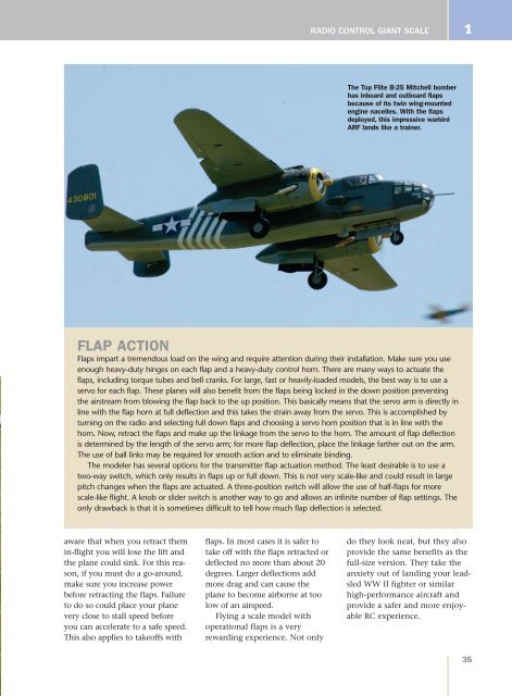 Flying with flaps - Model Airplane News
