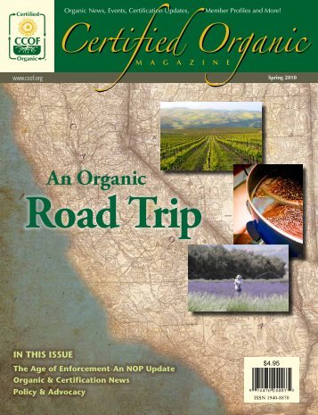 An Organic Road Trip - CCOF